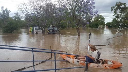 Flooding has already hit Gunnedah in the NSW north-east.