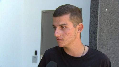 Patar Radinovic apologised to the priest's family outside court. (9NEWS)