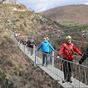 Hair-raising suspension bridge opens to tourists in Italy