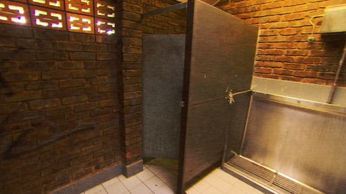 Sam was just 14 when Scott assaulted him in this public toilet.