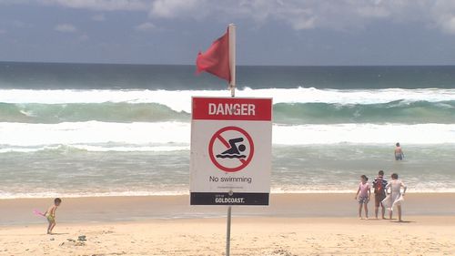 A number of beaches are closed as a result of the waves. 