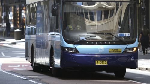 A number of Sydney bus routes have been added to a list of coronavirus exposure sites. sydney buses transport stock file