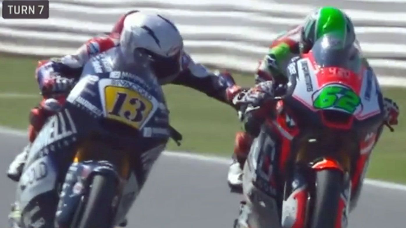 Romano Fenati apologises after being sacked by team for pulling rival's brake