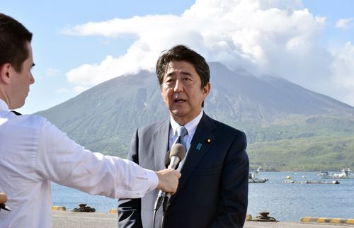 Shinzo Abe has met President Donald Trump regularly as he looks to promote Japanese interests in the South East Asia region.