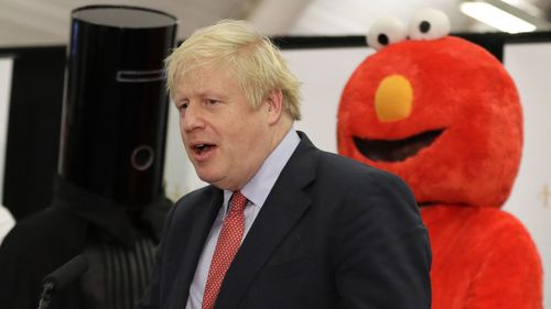Lord Buckethead, Boris Johnson and Elmo.
