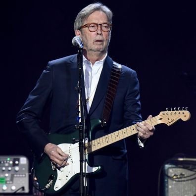 Eric Clapton performs on stage during Music For The Marsden 2020 at The O2 Arena on March 03, 2020 in London, England. 