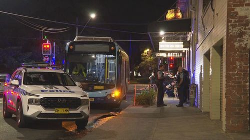 Sydney Bus stabbing Marrickville New South Wales.