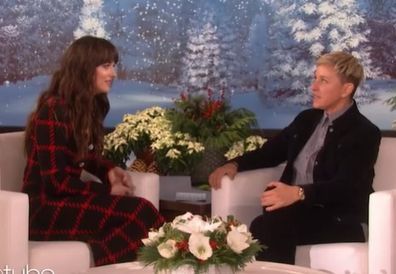 Ellen DeGeneres interviews Dakota Johnson.