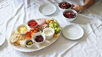 Another lazy carpet picnic.