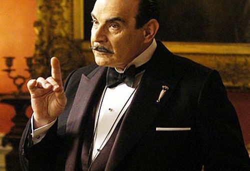 Hercule Poirot de Agatha Christie (fornecido)
