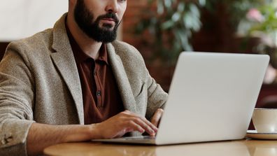 Man on laptop