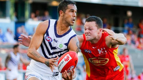 The 28-year-old played six games for the Dockers.