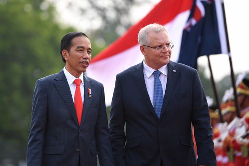 Mr Morrison is also seeking to strengthen ties with Indonesia amid a possible free trade agreement.