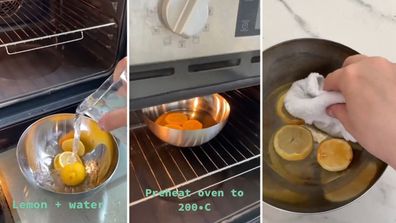 TikTok oven cleaning hack lemons