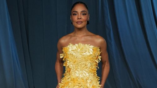 Tessa Thompson na Quinta Gala Anual do Museu da Academia no sábado, 18 de outubro de 2025, no Museu da Academia de Artes e Ciências Cinematográficas em Los Angeles.