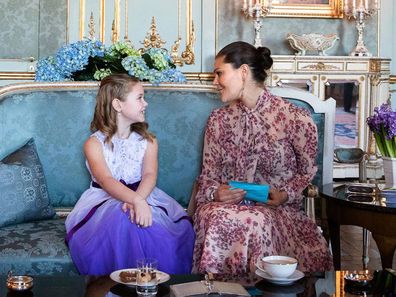 Crown Prince Victoria with Emilia 