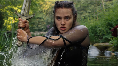 Katherine Langford in Netflix's Cursed. 