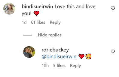 Rorie Buckey and Bindi Irwin