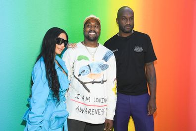 Virgil Abloh, Kim Kardashian and Kanye West