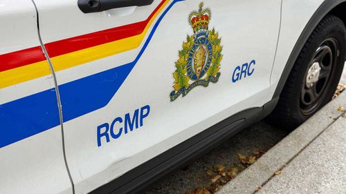 A Royal Canadian Mounted Police (RCMP) car.