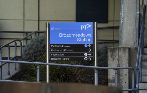 Police allege two groups, who were likely known to each otherï»¿, became involved in a fight at Broadmeadows Railway Station just after 3pm yesterday.