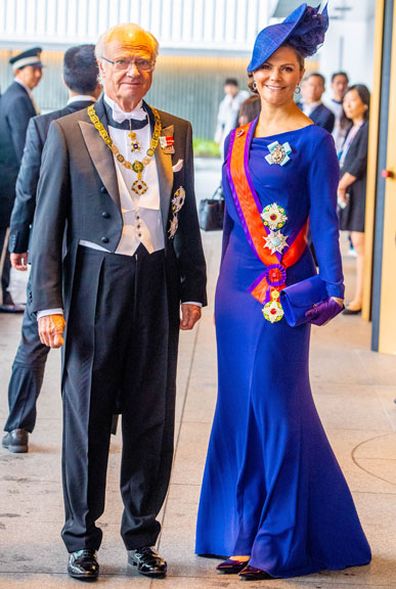 Enthronement Ceremony Of Emperor Naruhito of Japan - King Carl Gustaf XI and Crown Princess Victoria of Sweden 