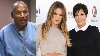 O.J. Simpson, Khloé  Kardashian and Kris Jenner.