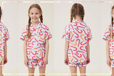 9PR: Cotton On Kids Candy Cane Pyjama Set