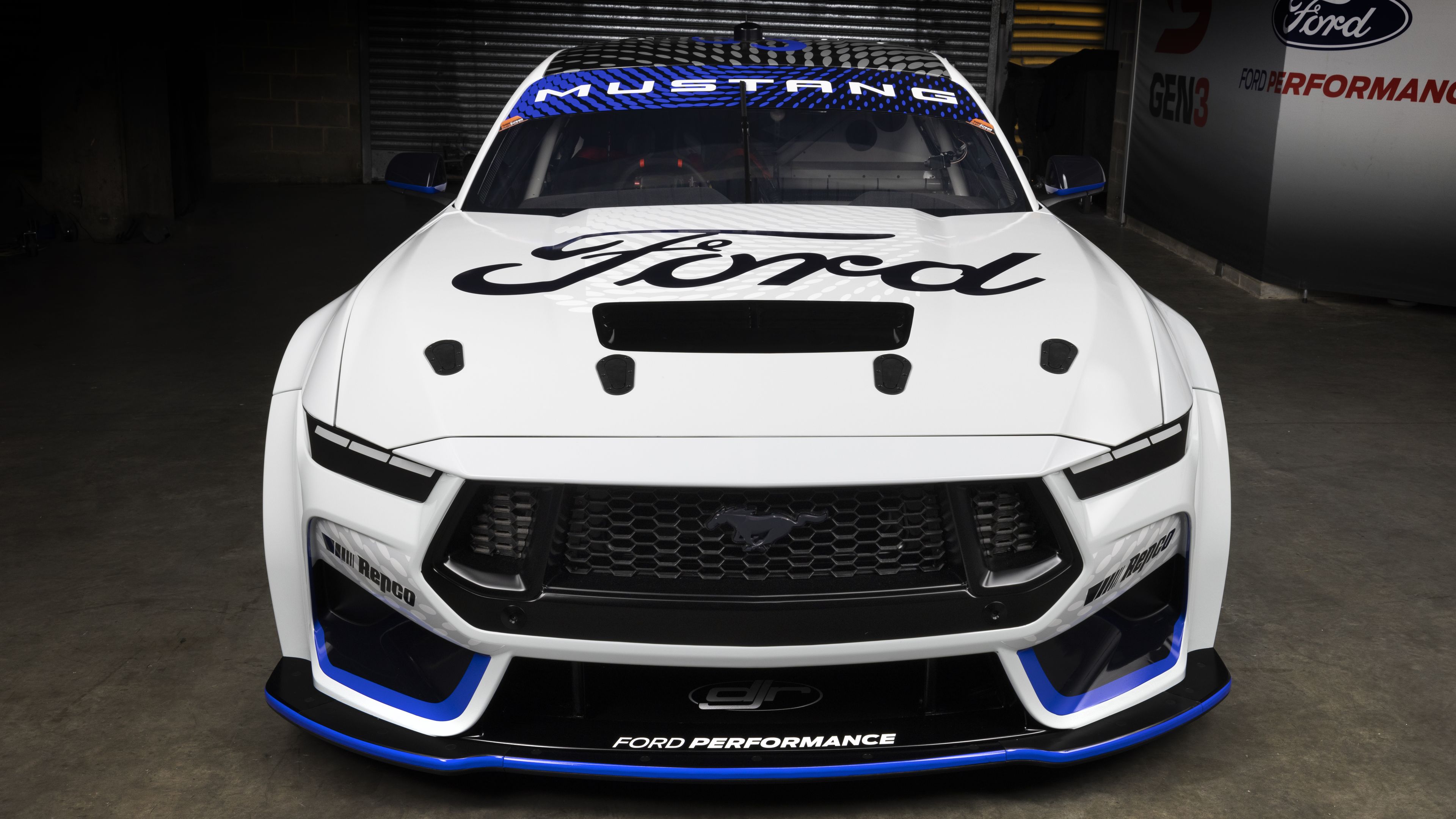 Dick Johnson takes covers new Gen3 Ford Mustang for taking a lap of Mount Panorama