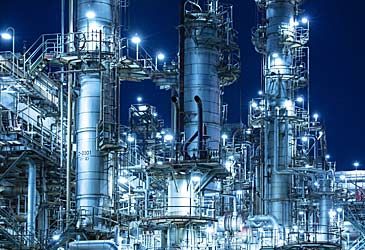 What process separates petroleum into its component parts?