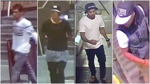 Police search for men linked to Perth train station stabbing