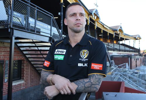 The former Richmond player retired in 2014. (AAP)