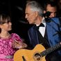 Andrea Bocelli performs with his 12-year-old daughter