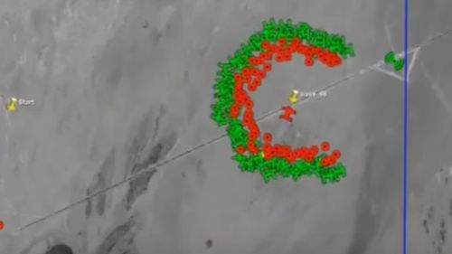 The buzzing sound of the drone swarm left a lasting impression on Pentagon observers as they watched the Perix 'death spiral' above the target. Source: CBS