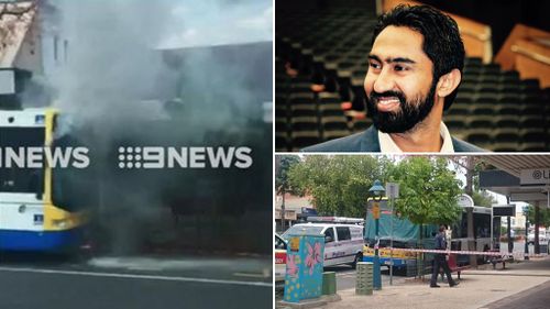 Mr Alisher died in fire on his bus in Brisbane last October. (9NEWS)