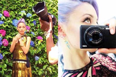 In front of the camera? Behind the camera? Nicole Richie is not biased.