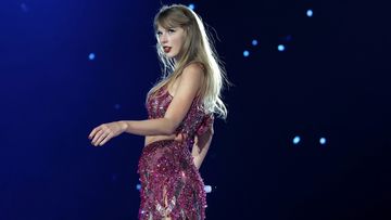 Taylor Swift performs onstage for the opening night of The Eras Tour.