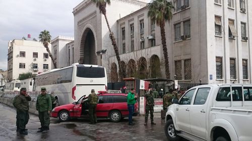 Dozens dead and injured after two suicide bombings hit Damascus
