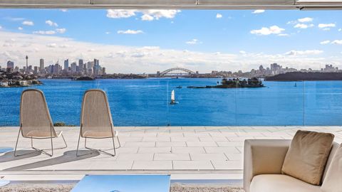 Sydney harbour view Domain mansion real estate luxury