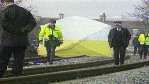 James battered body was found on a railway line after he was snatched by his killers from a nearby shopping centre.