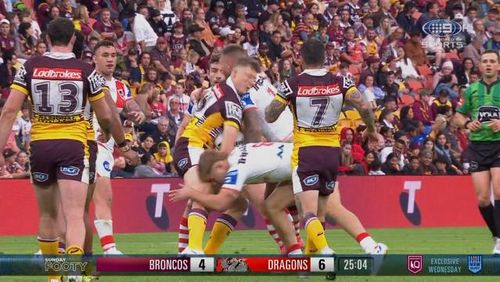 Brisbane Broncos stay unbeaten with 46-12 NRL win over Wests Tigers as St  George Illawarra defeats Dolphins 38-12 - ABC News