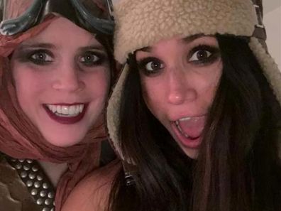 Meghan with Princess Eugenie at a 2016 Halloween party