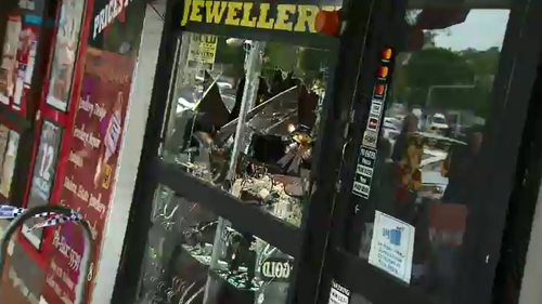 Ashmore Plaza Jewellers was targeted in a brazen daylight robbery on Wednesday. 