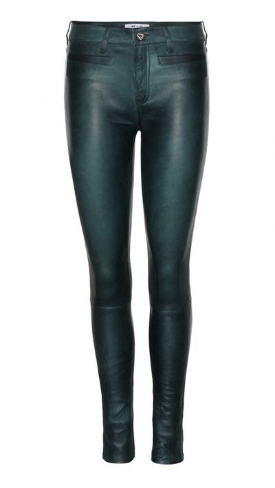 <a href="http://www.mytheresa.com/en-au/ellsworth-leather-trousers.html" target="_blank">Trousers, $1179, MiH Jeans at mytheresa.com</a>