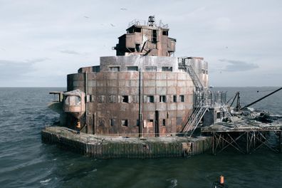 Bull Sand Fort WWII sea fort for sale £50000