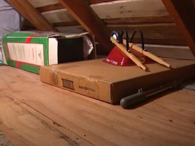 man discovers woman living in his attic