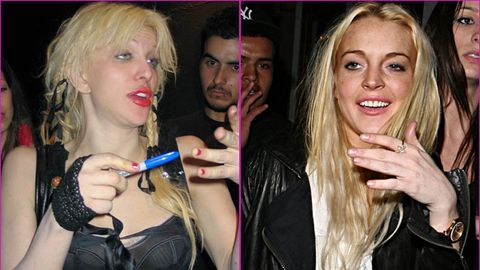 Lindsay Lohan's new sobriety coach: Courtney Love!