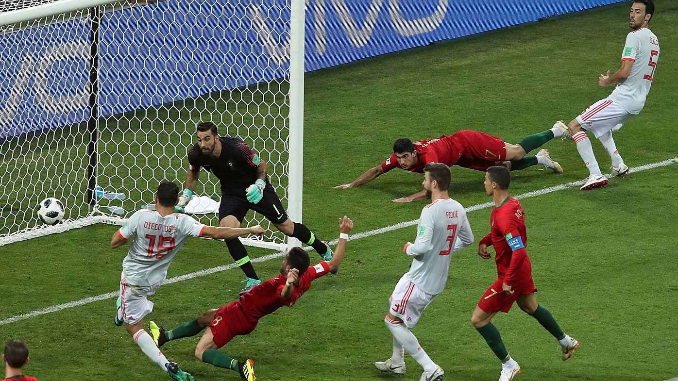 Spain's Diego Costa goal makes World Cup history as first awarded by VAR