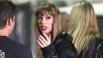 Singer Taylor Swift arrives prior to the game between the Kansas City Chiefs and the New York Jets