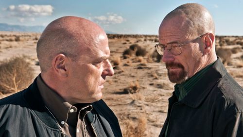 'Breaking Bad' protagonist, Walter White (right).